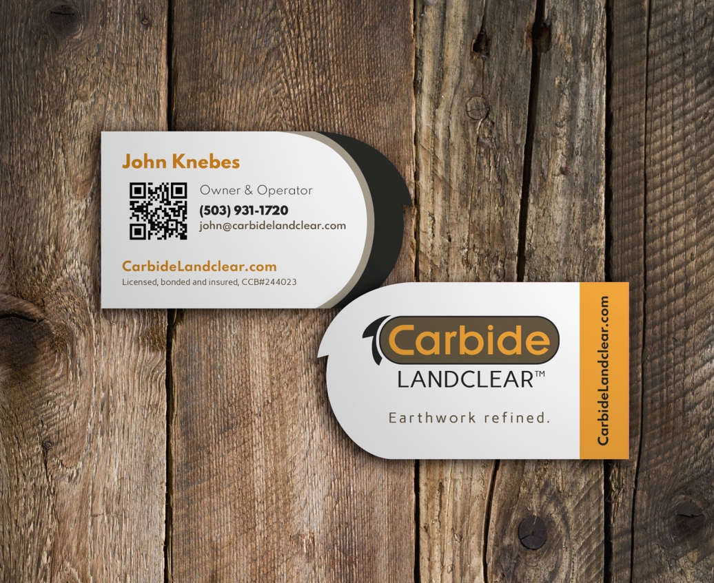 Carbide Landclear Business Card Design