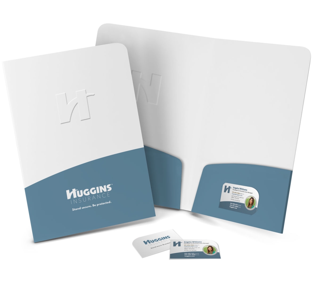 Presentation Folder and Business Cards